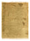 Tappeto Gabbeh - Persero - 89 x 68 cm - oro