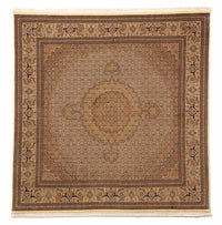 Tappeto Persero - Tabriz quadrato  - 208 x 204 cm - marrone chiaro