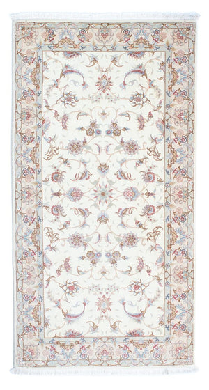 Tappeto corsia Tappeto Persero - Tabriz - Reale - 198 x 100 cm - beige