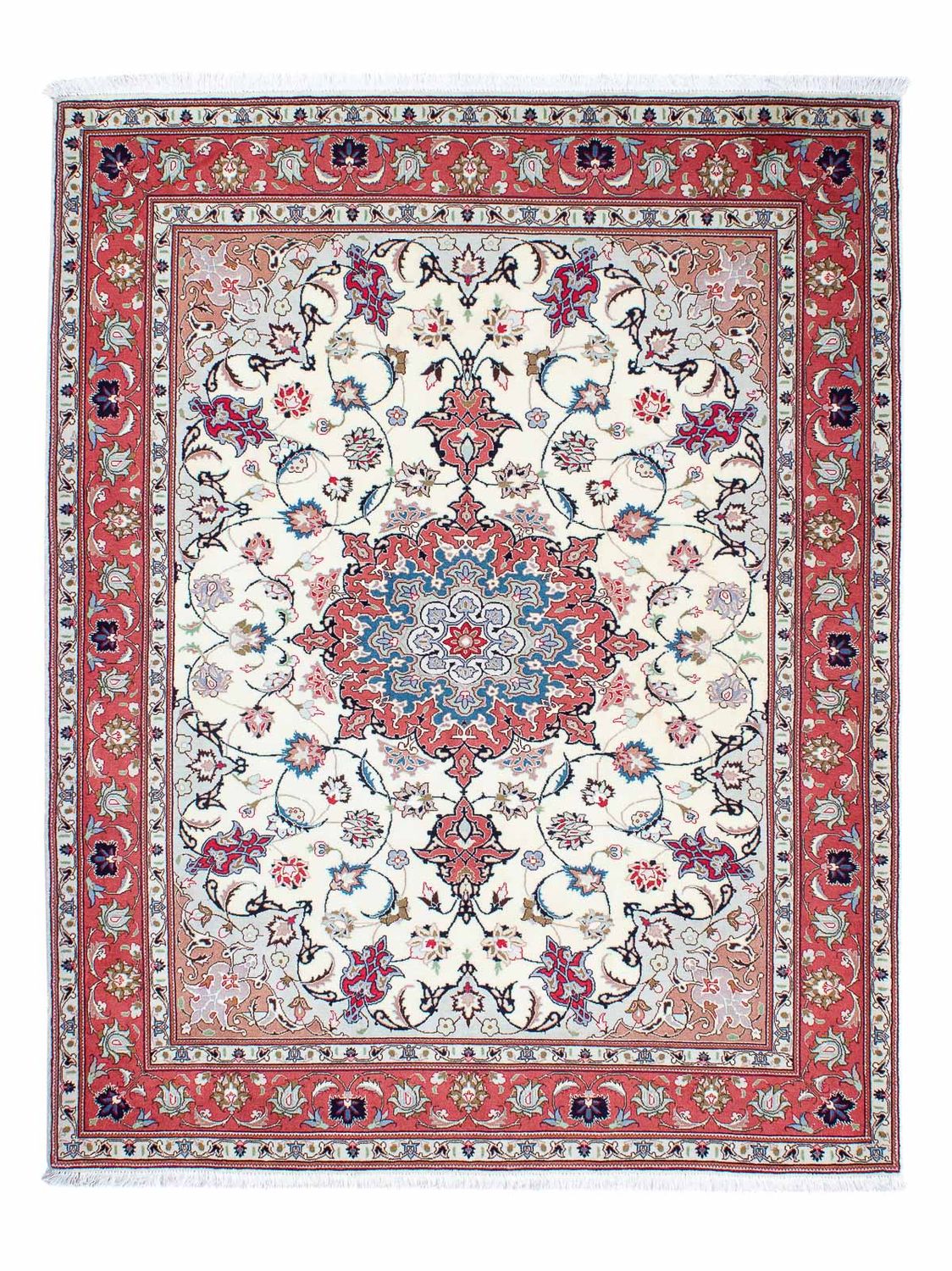 Tappeto Persero - Tabriz - Reale - 198 x 152 cm - beige