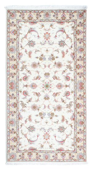 Tappeto corsia Tappeto Persero - Tabriz - Reale - 196 x 100 cm - beige