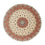 Tappeto Persero - Tabriz - Reale rotondo  - 242 x 242 cm - beige