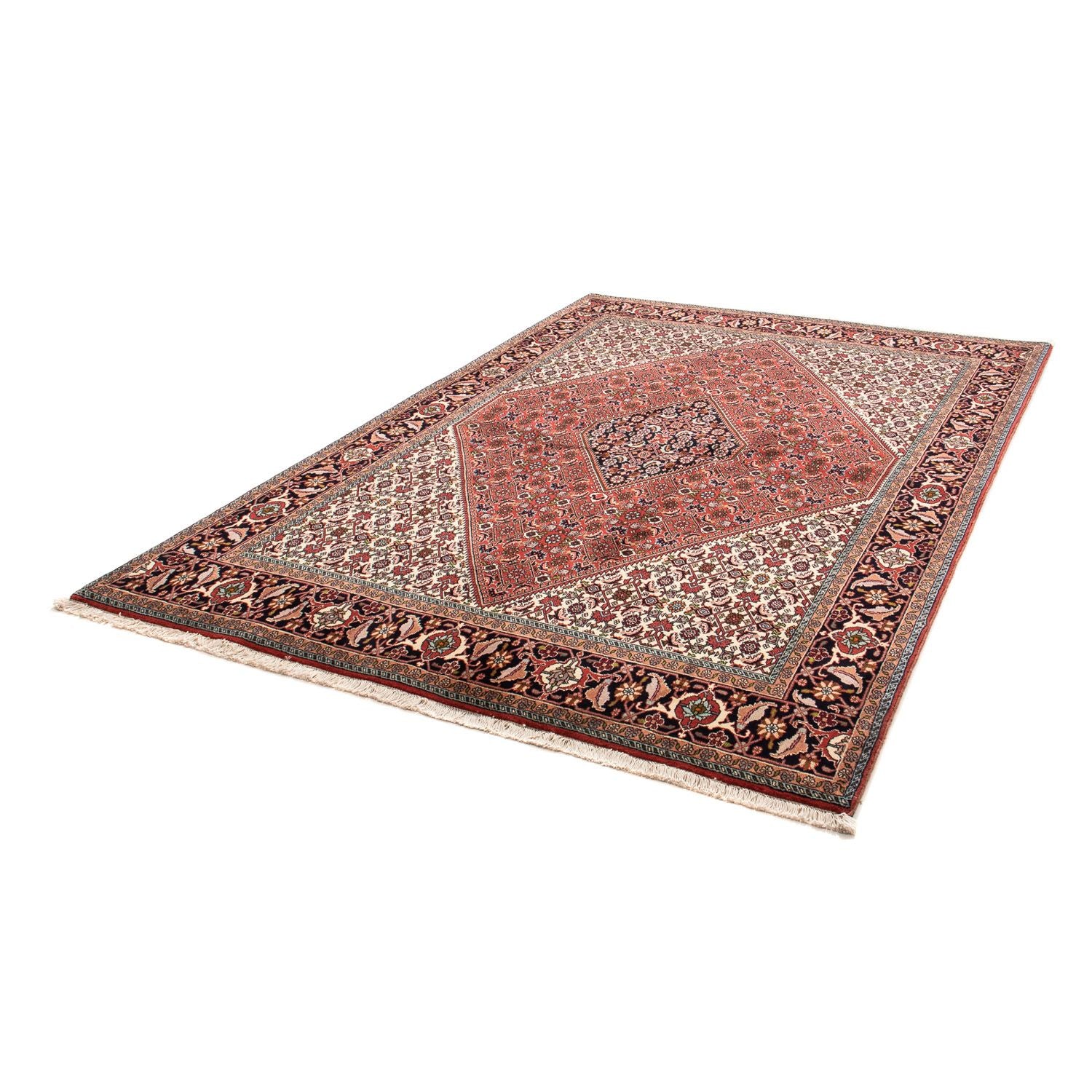 Tappeto Persero - Bidjar - 247 x 169 cm - rosso scuro