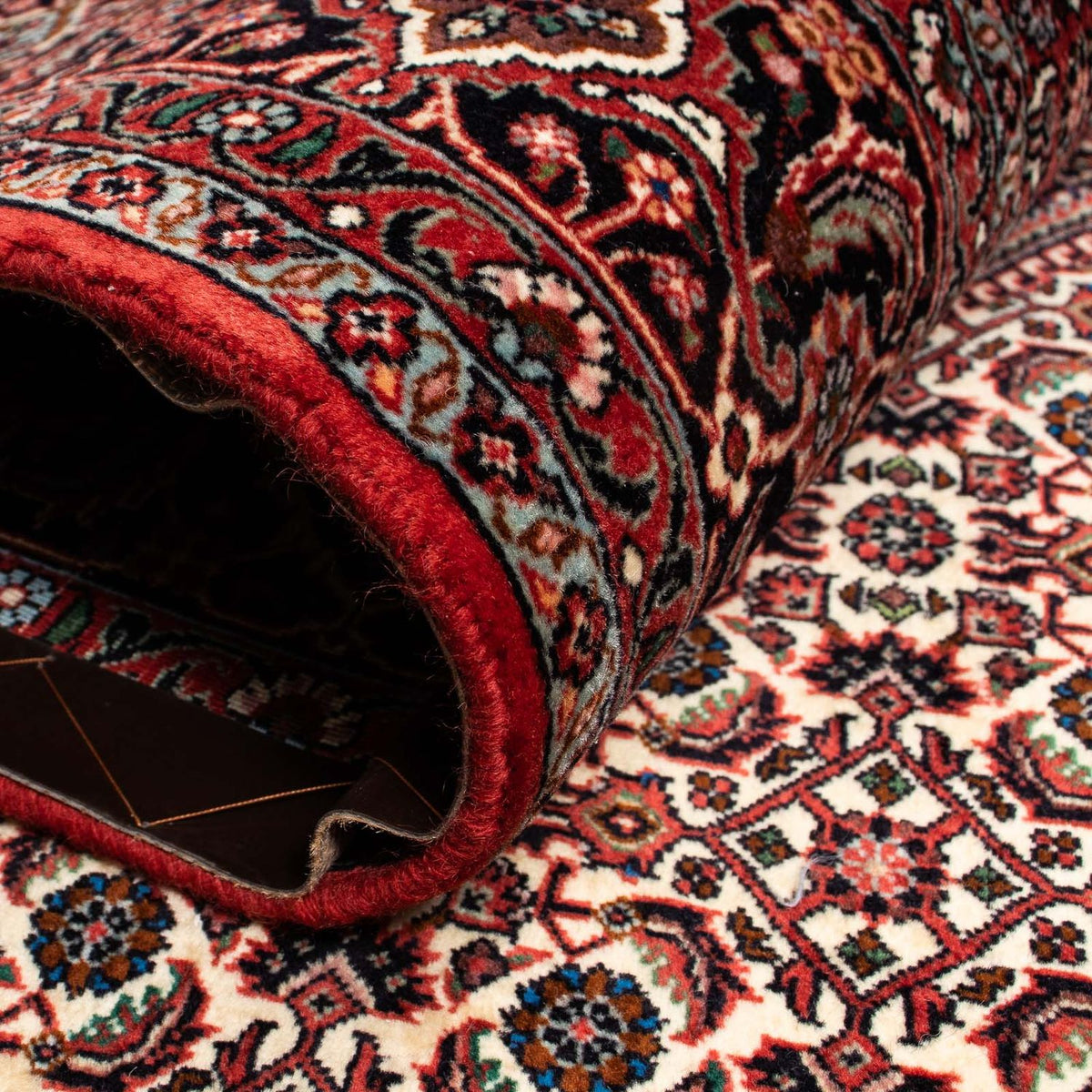 Tappeto Persero - Bidjar - 254 x 203 cm - rosso scuro