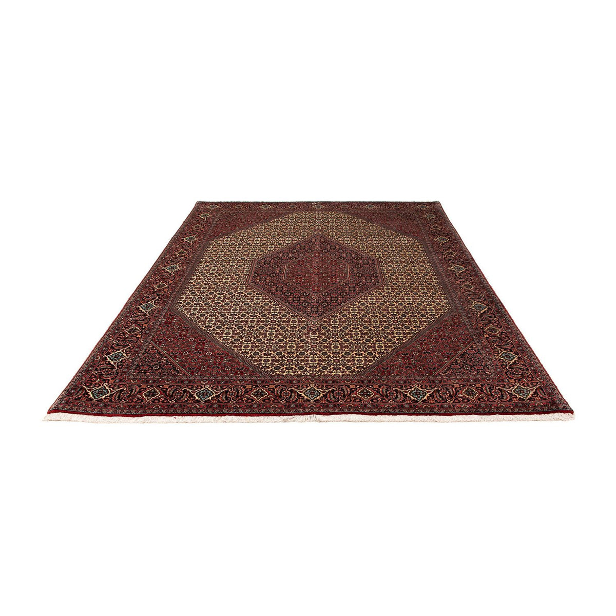 Tappeto Persero - Bidjar - 254 x 203 cm - rosso scuro