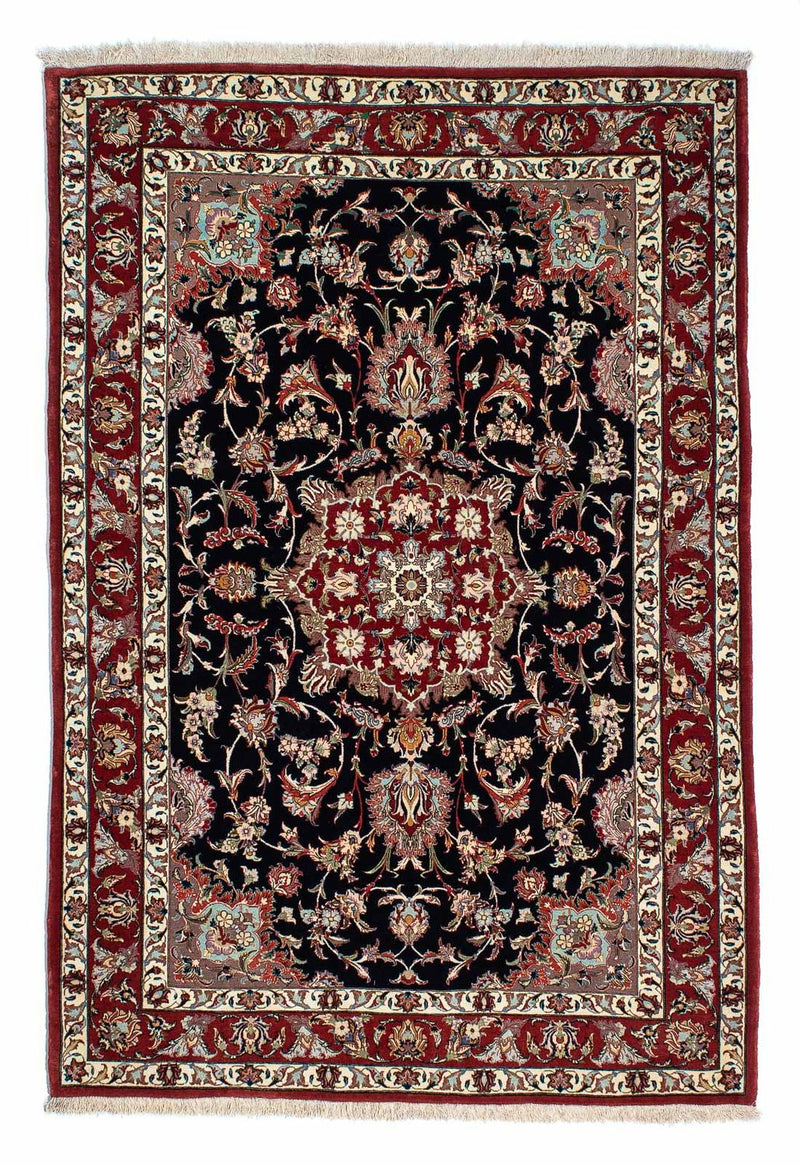 Tappeto Persero - Ghom - 201 x 138 cm - blu scuro