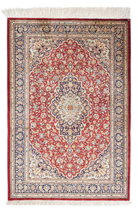 Tappeto Persero - Ghom - 150 x 100 cm - rosso scuro