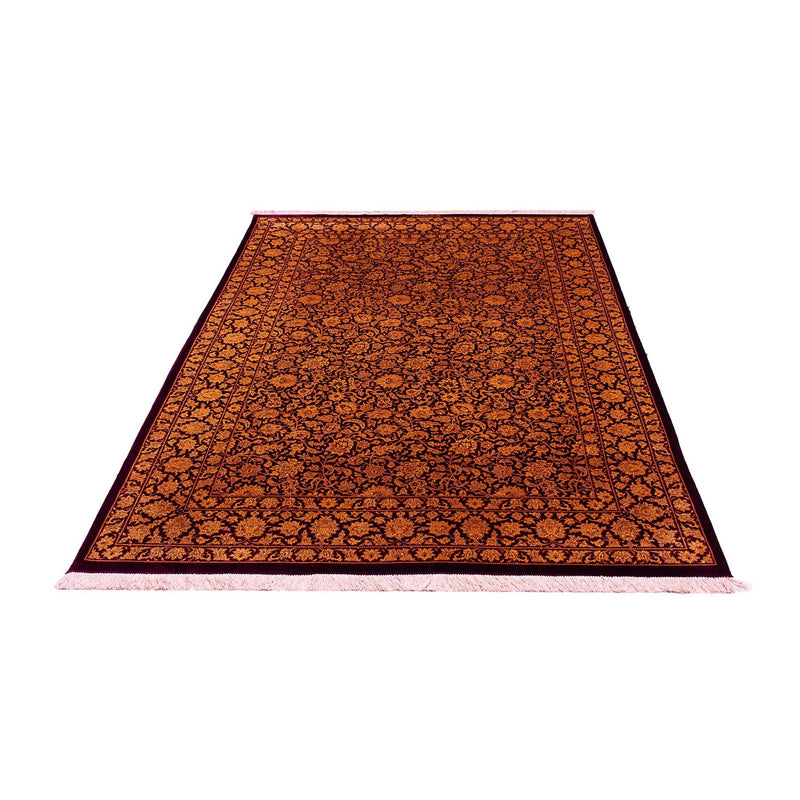 Tappeto di seta - Ghom seta - Premio - 216 x 132 cm - blu scuro