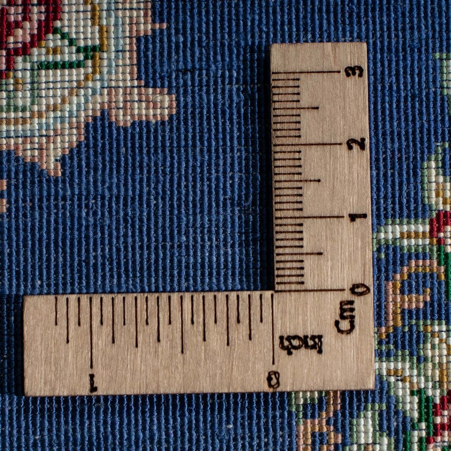 Tappeto di seta - Ghom seta - Premio - 39 x 28 cm - blu scuro