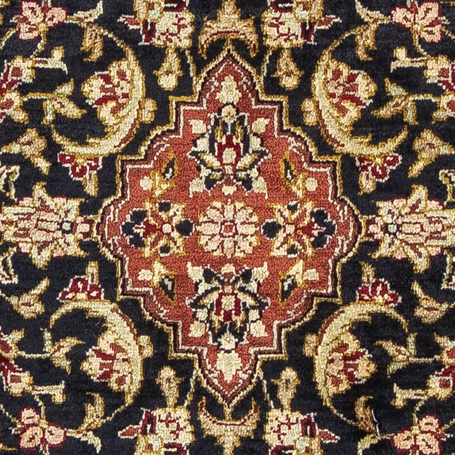 Tappeto di seta - Ghom seta - Premio - 41 x 28 cm - blu scuro