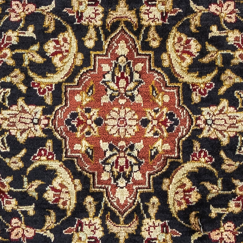 Tappeto di seta - Ghom seta - Premio - 41 x 28 cm - blu scuro