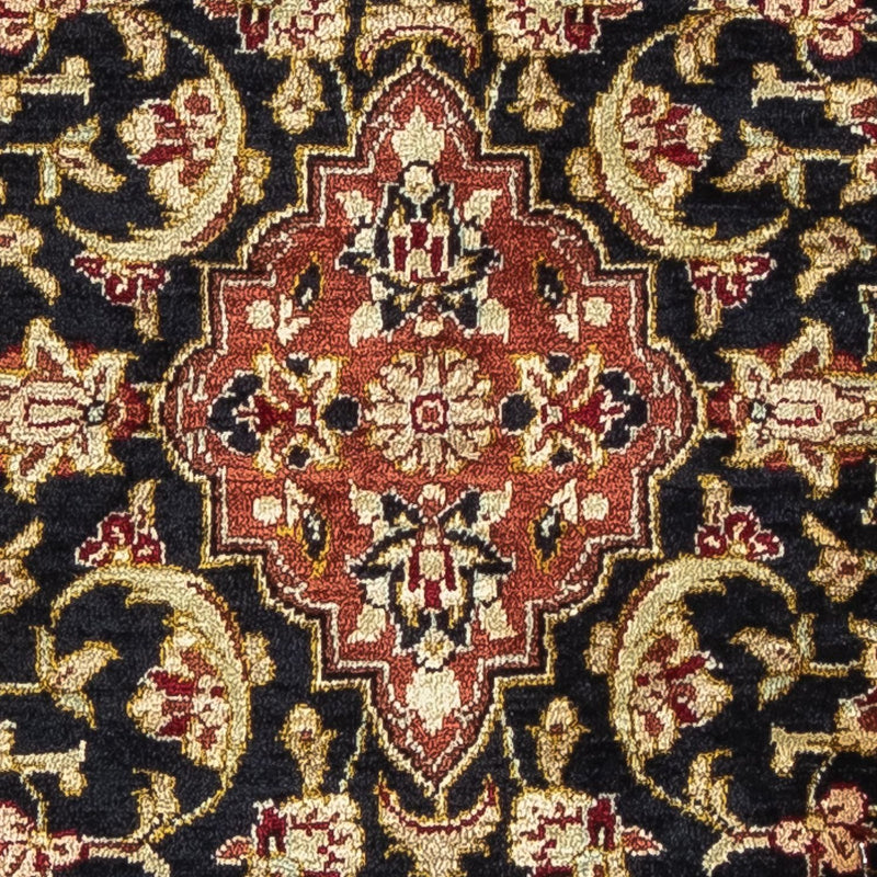 Tappeto di seta - Ghom seta - Premio - 41 x 28 cm - blu scuro