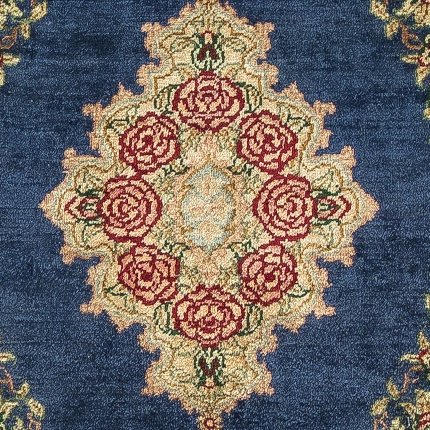 Tappeto di seta - Ghom seta - Premio - 40 x 28 cm - blu scuro