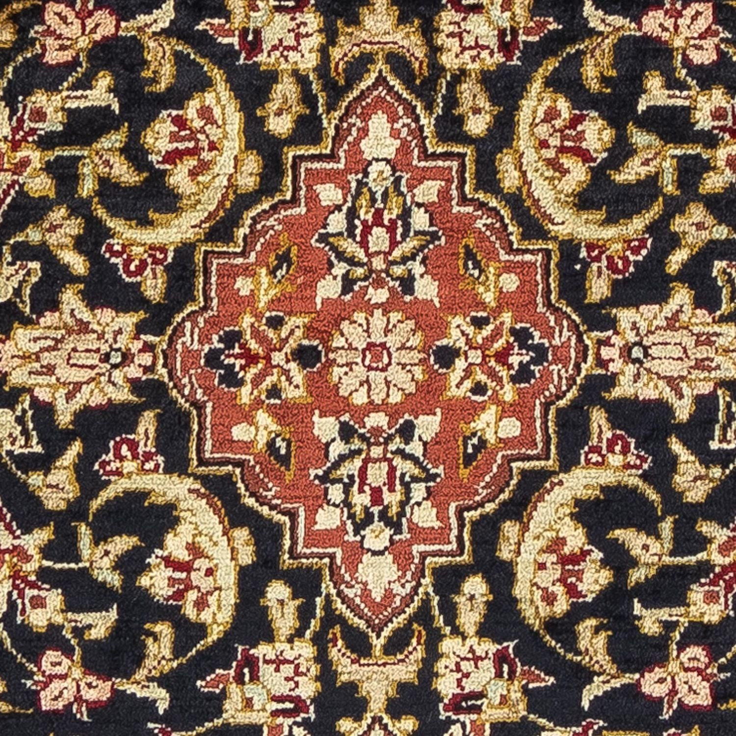 Tappeto di seta - Ghom seta - Premio - 41 x 28 cm - blu scuro