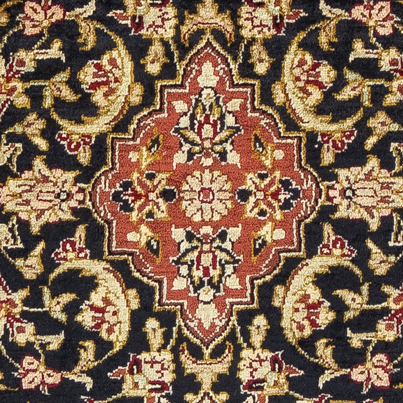 Tappeto di seta - Ghom seta - Premio - 41 x 28 cm - blu scuro