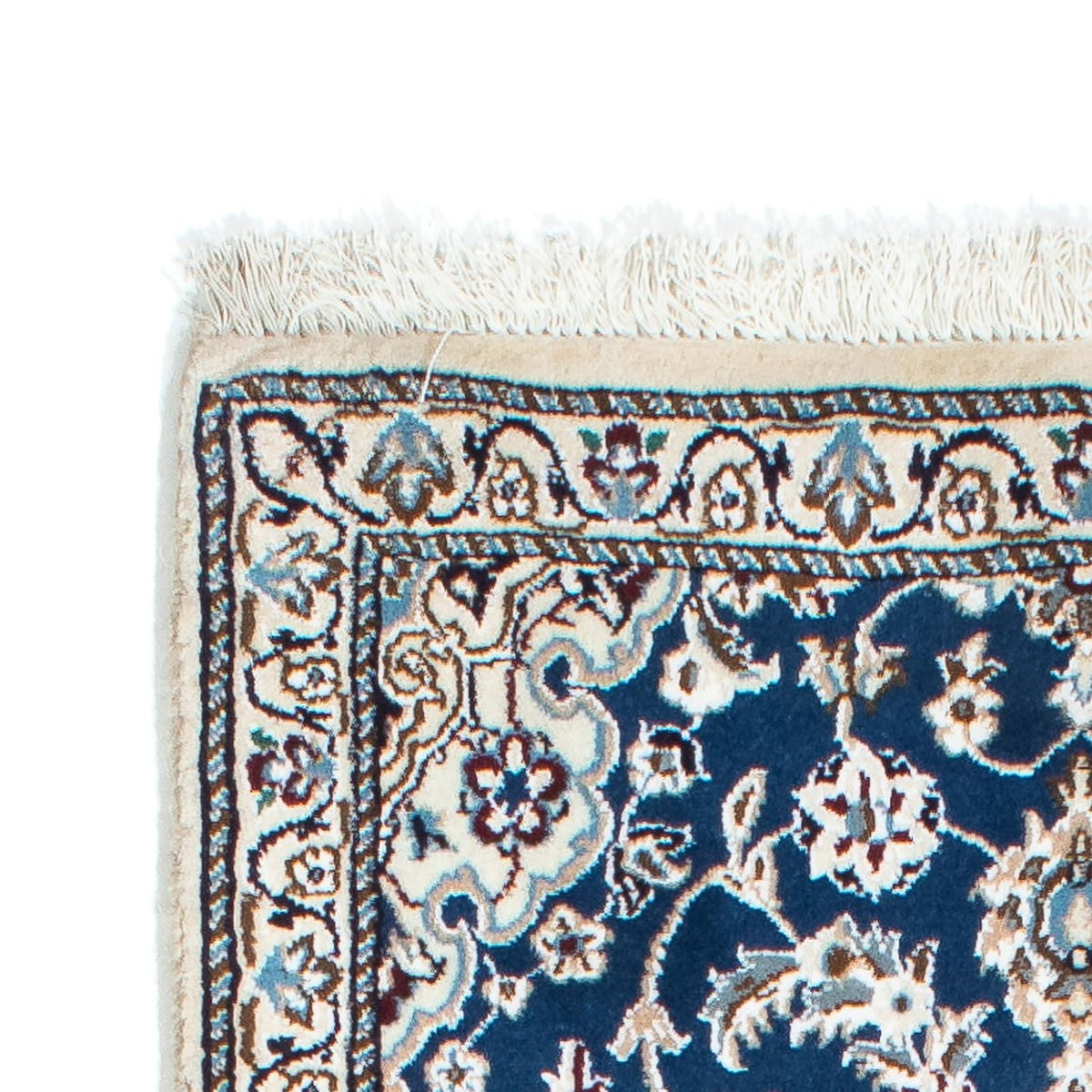 Tappeto corsia Tappeto Persero - Nain - Reale - 190 x 62 cm - blu scuro