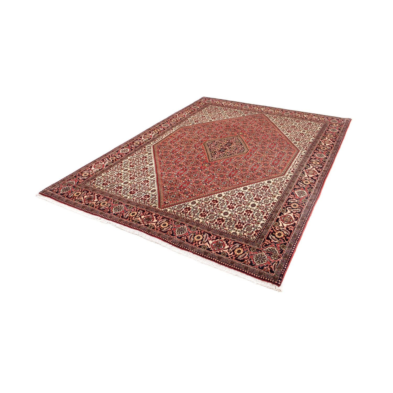 Tappeto Persero - Bidjar - 242 x 171 cm - rosso scuro