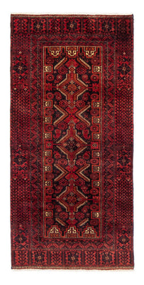 Tappeto corsia Tappeto Belutsch - 195 x 89 cm - rosso scuro