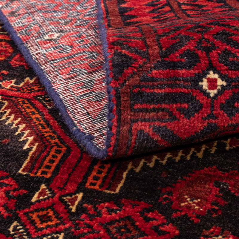 Tappeto corsia Tappeto Belutsch - 195 x 89 cm - rosso scuro