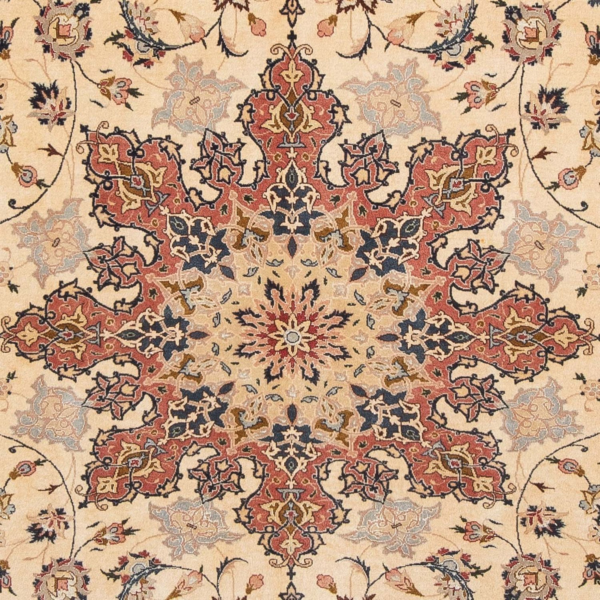 Tappeto Persero - Tabriz - Reale - 305 x 198 cm - marrone chiaro