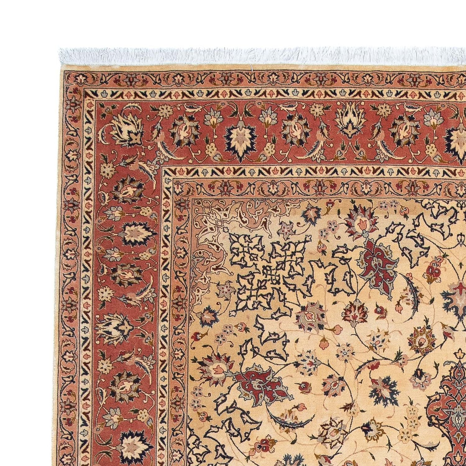 Tappeto Persero - Tabriz - Reale - 305 x 198 cm - marrone chiaro
