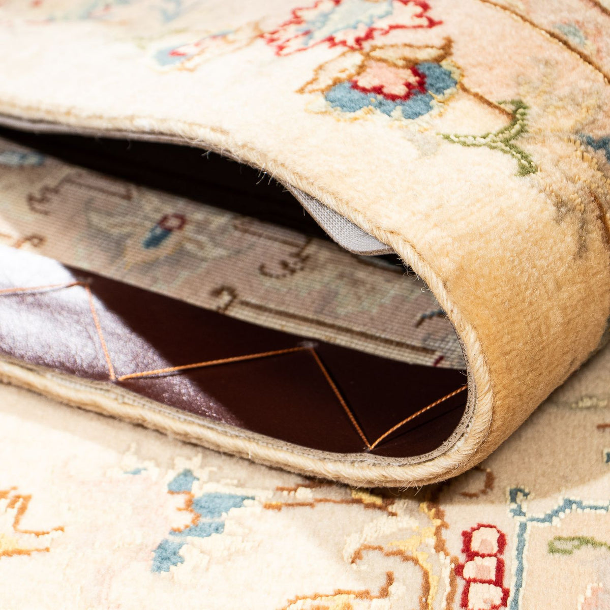 Tappeto Persero - Tabriz - Reale - 200 x 149 cm - marrone chiaro