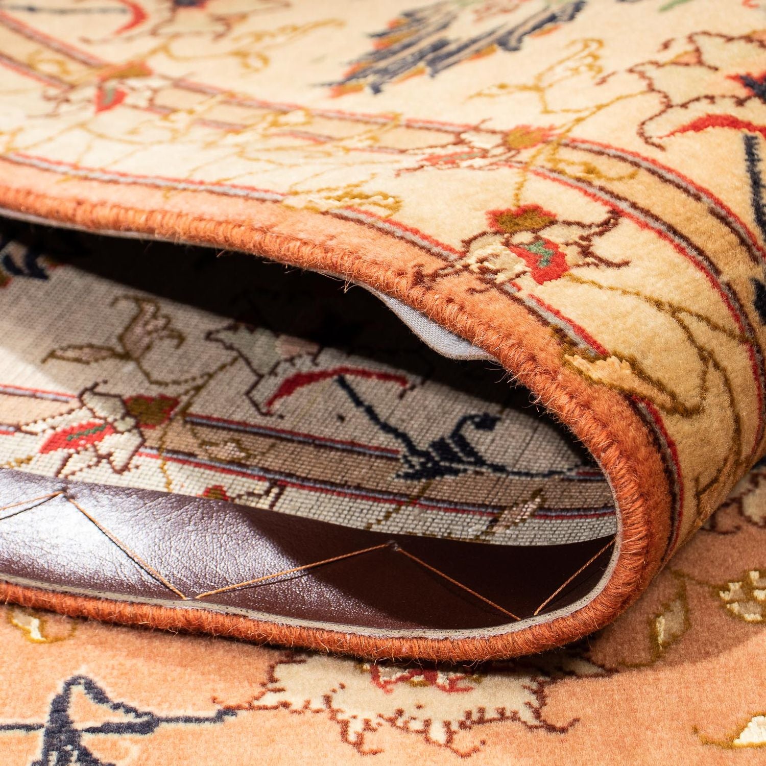 Tappeto Persero - Tabriz - Reale - 193 x 156 cm - ruggine