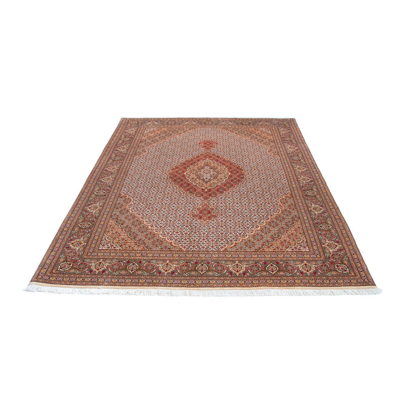 Tappeto Persero - Tabriz - 198 x 149 cm - marrone chiaro
