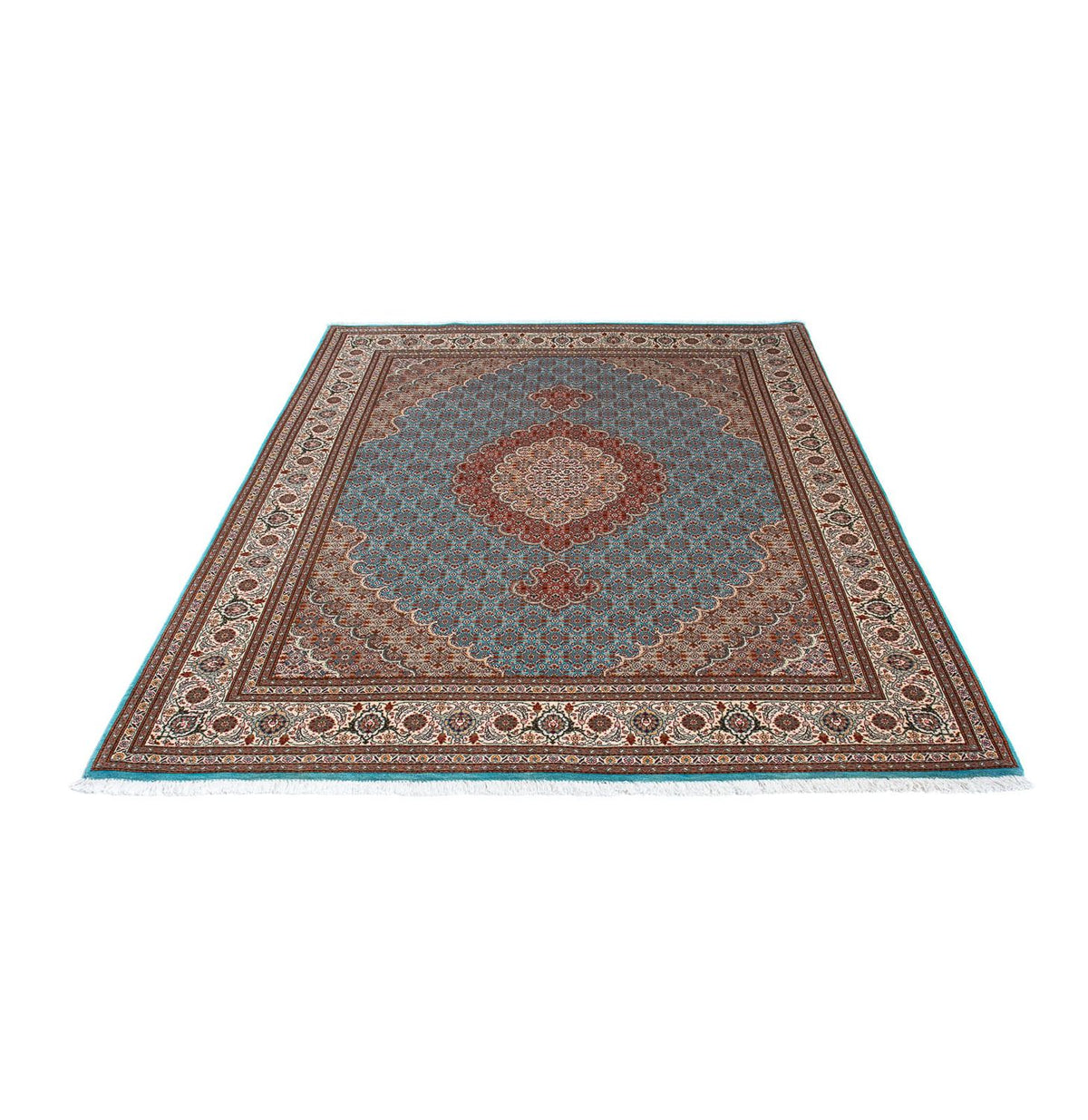 Tappeto Persero - Tabriz - 202 x 150 cm - turchese