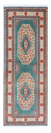 Tappeto corsia Tappeto Persero - Tabriz - Reale - 187 x 70 cm - turchese