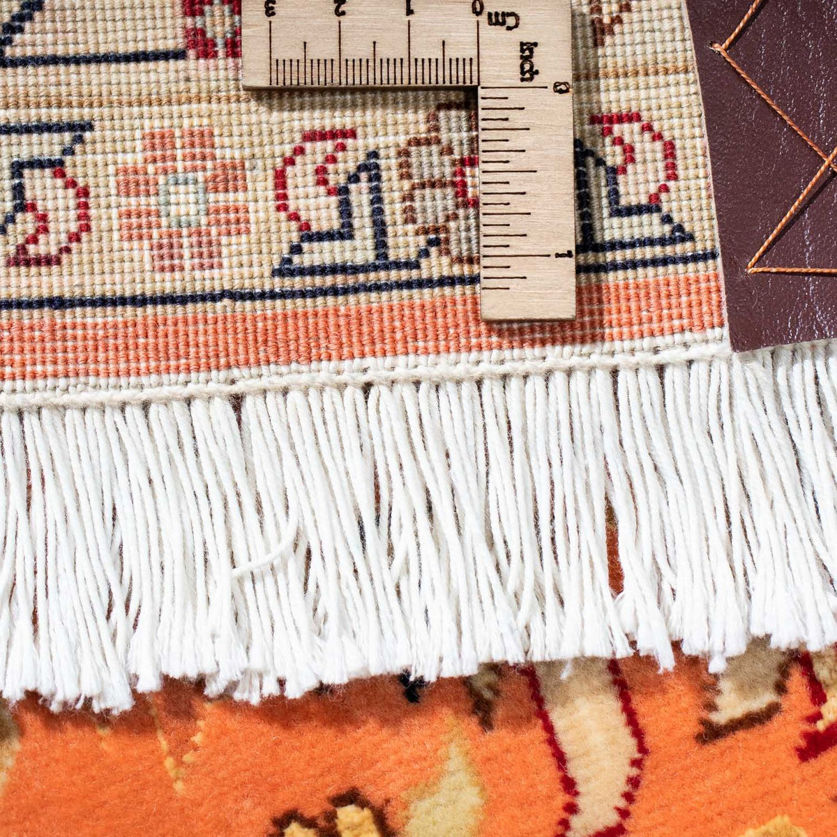 Tappeto corsia Tappeto Persero - Tabriz - Reale - 216 x 80 cm - ruggine