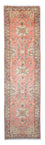 Tappeto corsia Tappeto Persero - Tabriz - Reale - 389 x 93 cm - rosso chiaro
