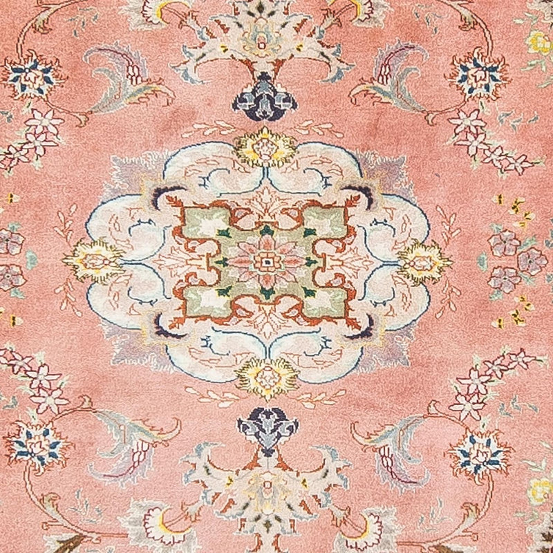 Tappeto corsia Tappeto Persero - Tabriz - Reale - 389 x 93 cm - rosso chiaro