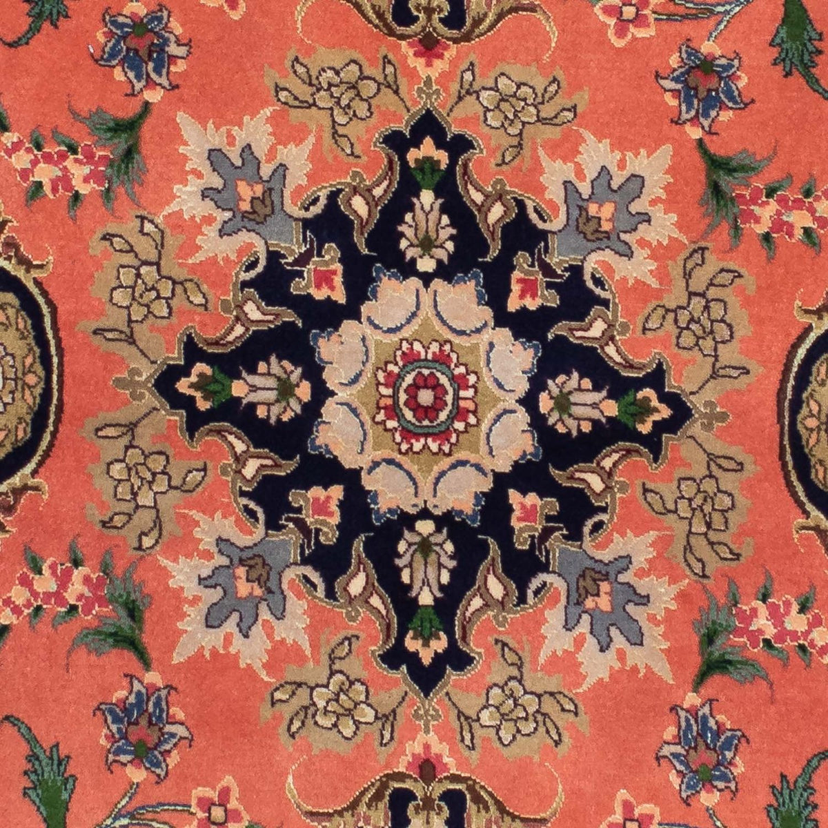 Tappeto corsia Tappeto Persero - Tabriz - Reale - 217 x 79 cm - ruggine