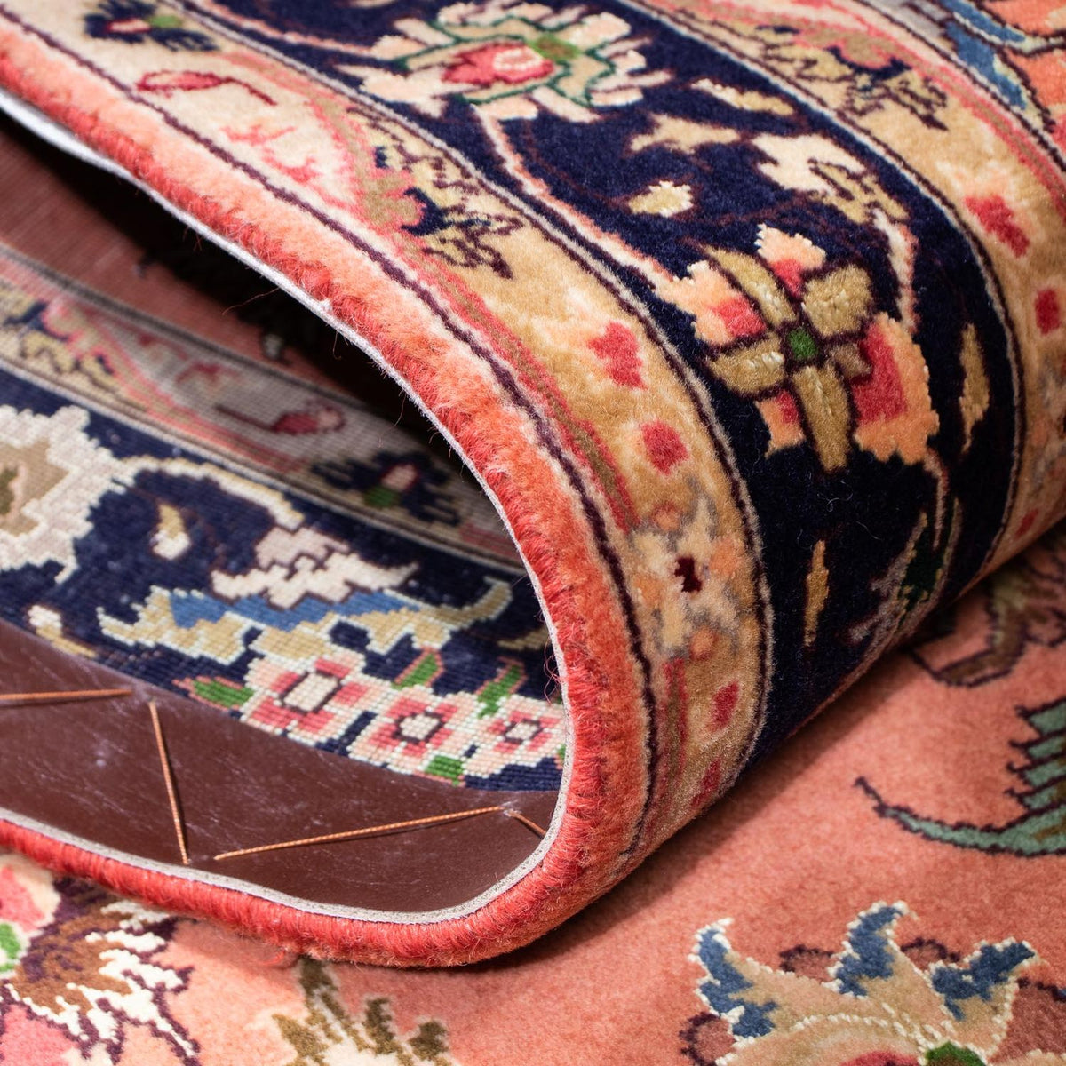 Tappeto corsia Tappeto Persero - Tabriz - Reale - 217 x 79 cm - ruggine