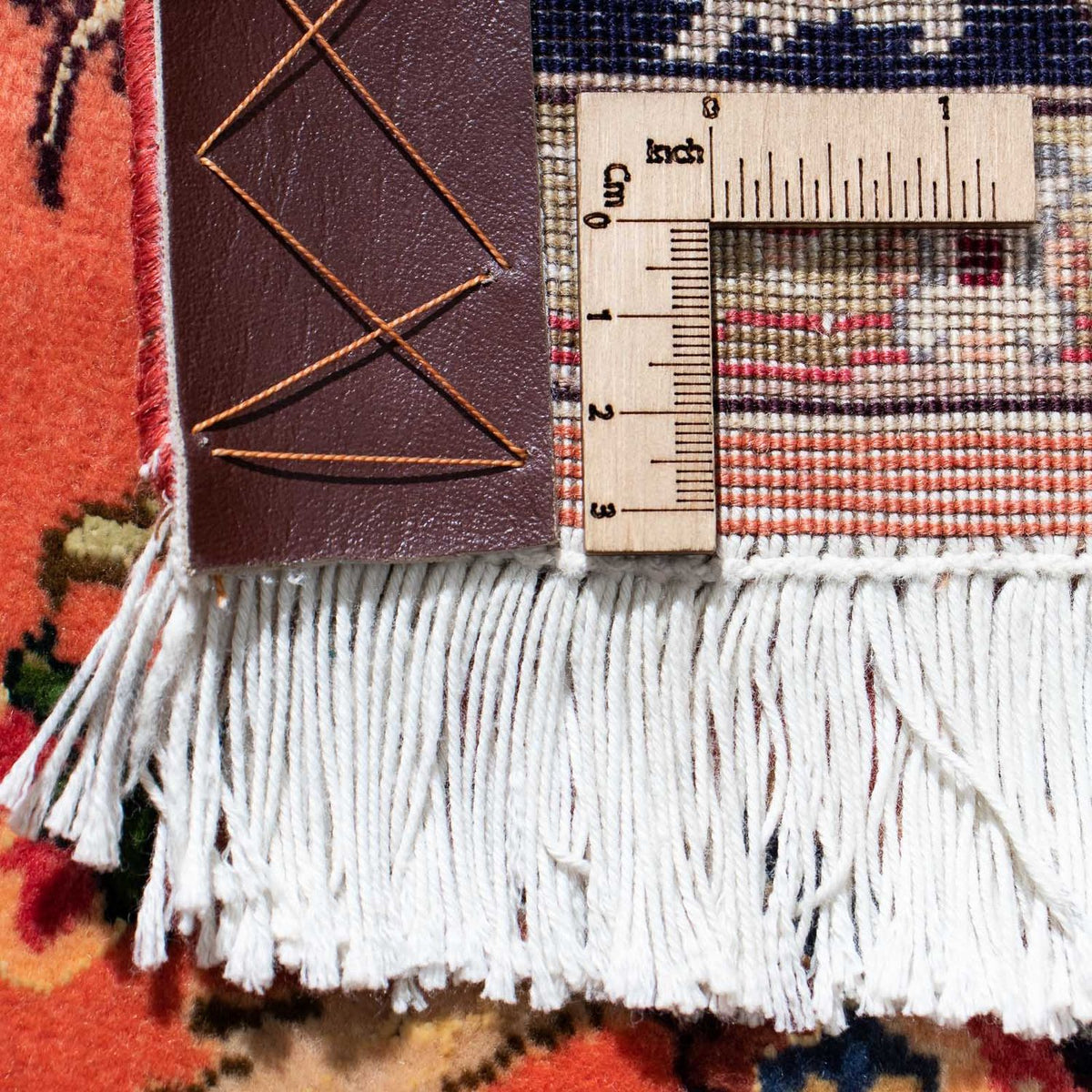 Tappeto corsia Tappeto Persero - Tabriz - Reale - 217 x 79 cm - ruggine