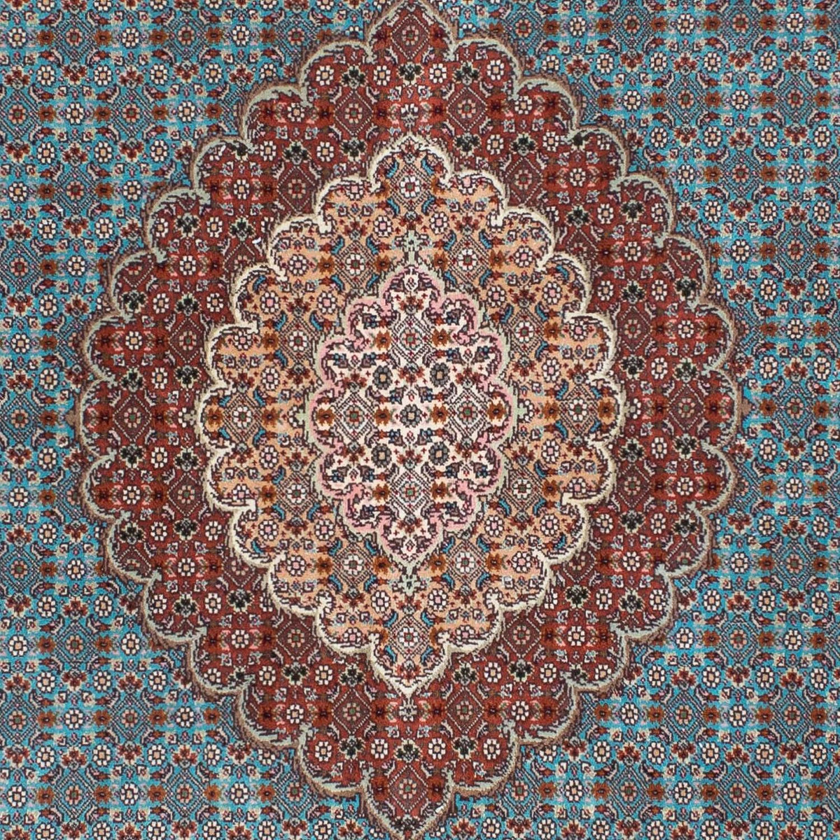 Tappeto Persero - Tabriz - 204 x 151 cm - blu