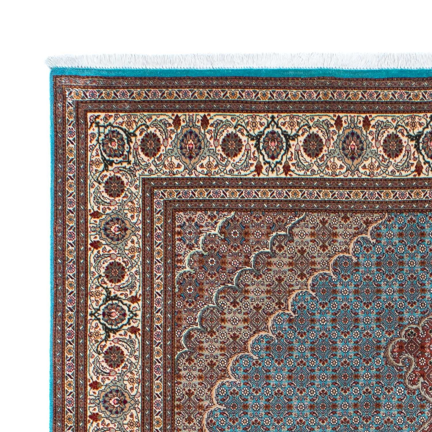 Tappeto Persero - Tabriz - 204 x 151 cm - blu