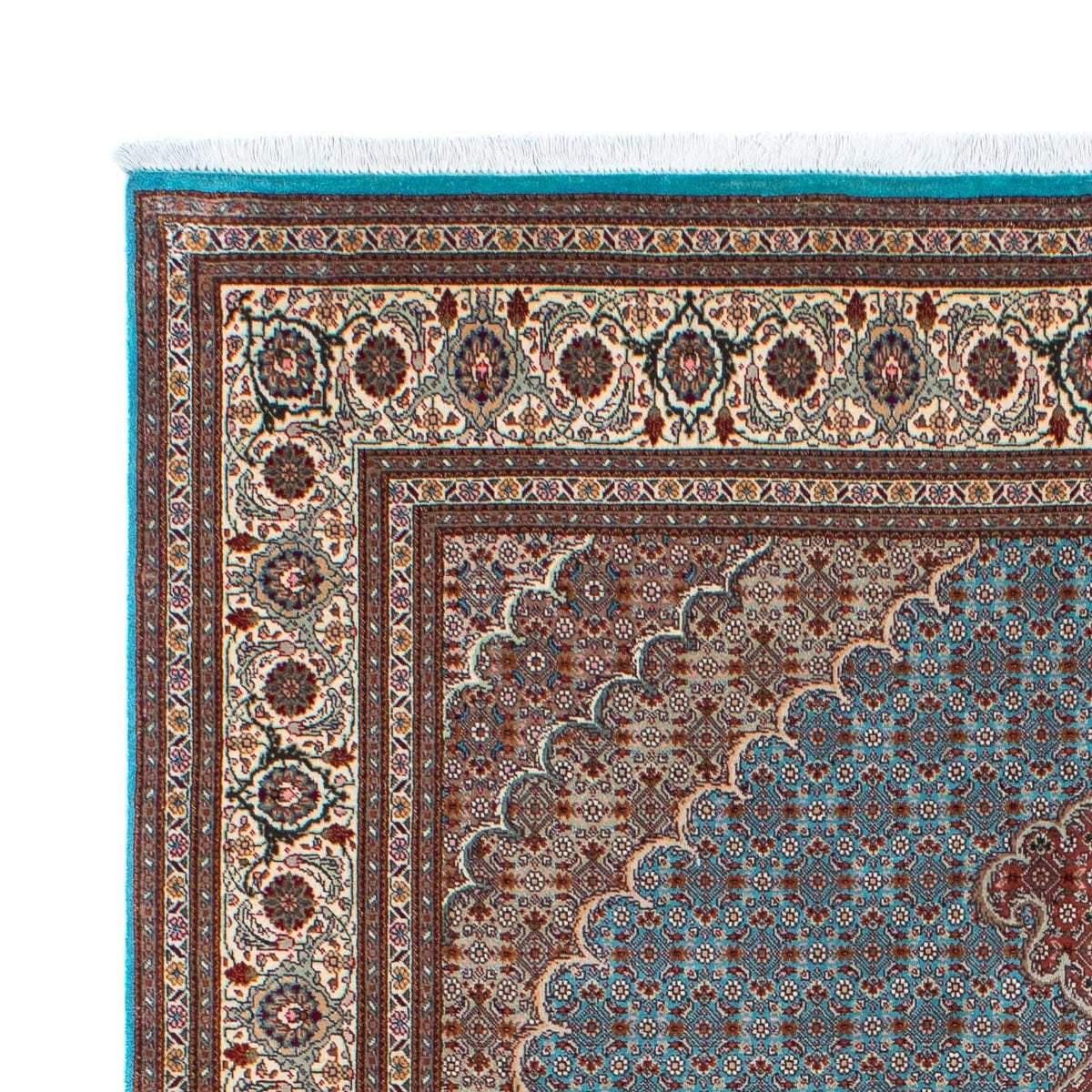 Tappeto Persero - Tabriz - 204 x 151 cm - blu
