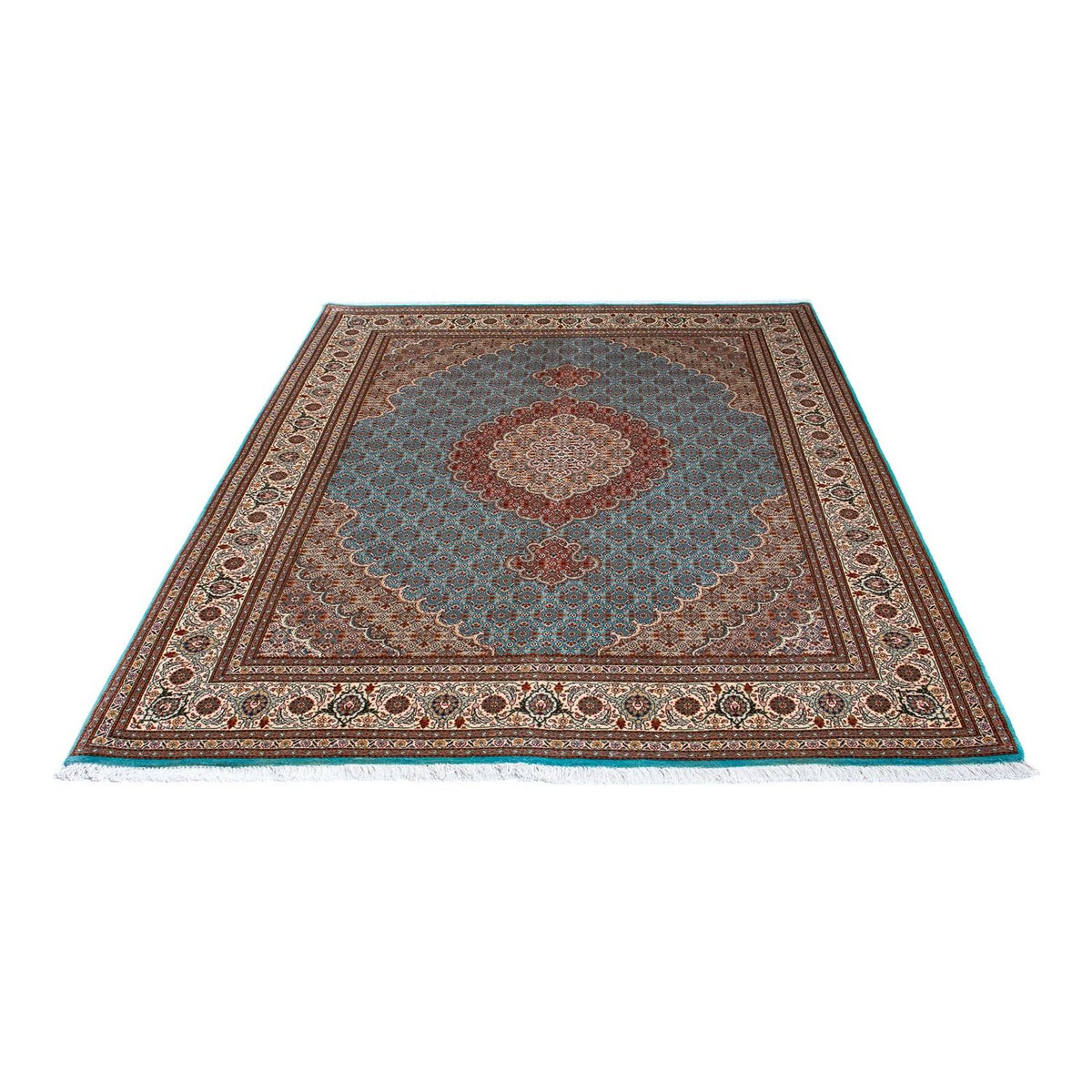Tappeto Persero - Tabriz - 204 x 151 cm - blu