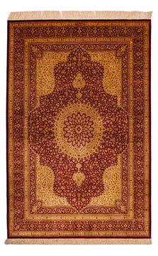 Qom seta Tappeto 188x130cm - Tappeto persiano