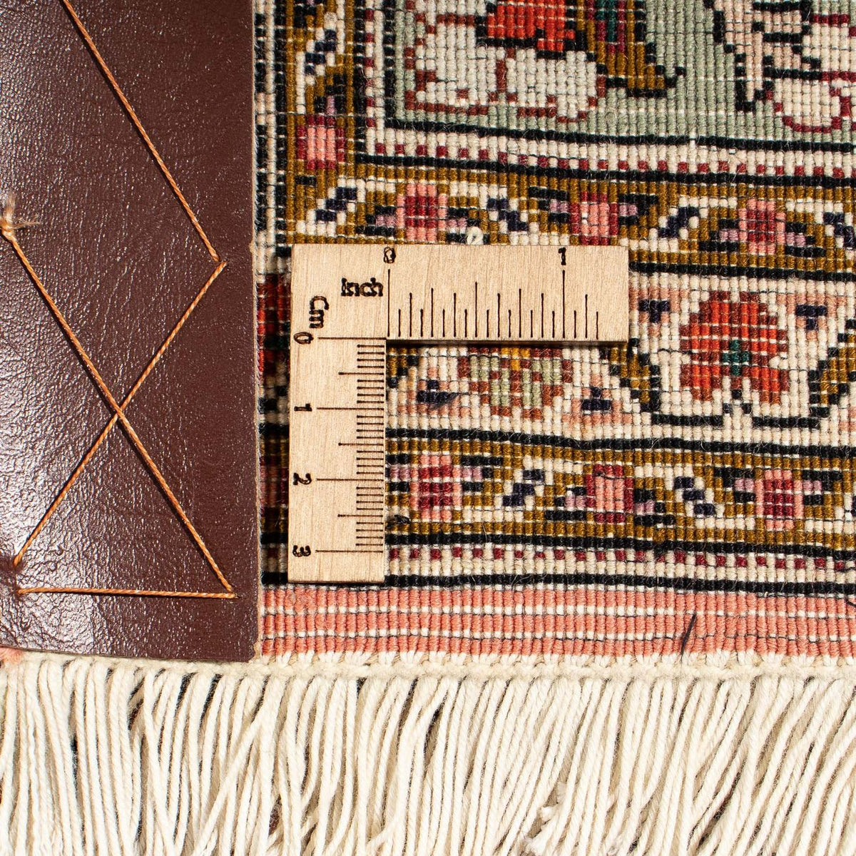 Tappeto Persero - Tabriz quadrato  - 206 x 206 cm - marrone