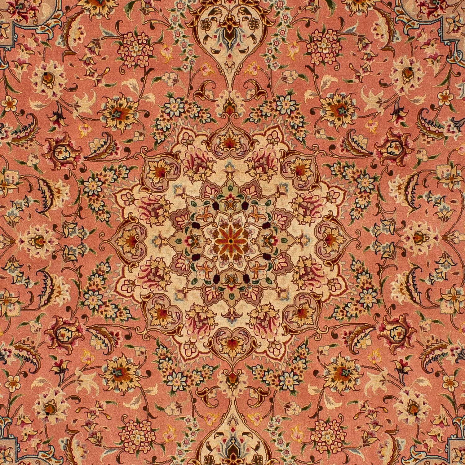 Tappeto Persero - Tabriz - Reale - 212 x 148 cm - ruggine