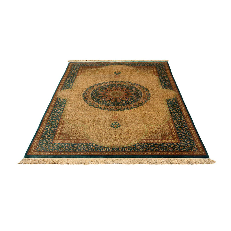 Tappeto di seta - Ghom seta - Premio - 188 x 130 cm - beige
