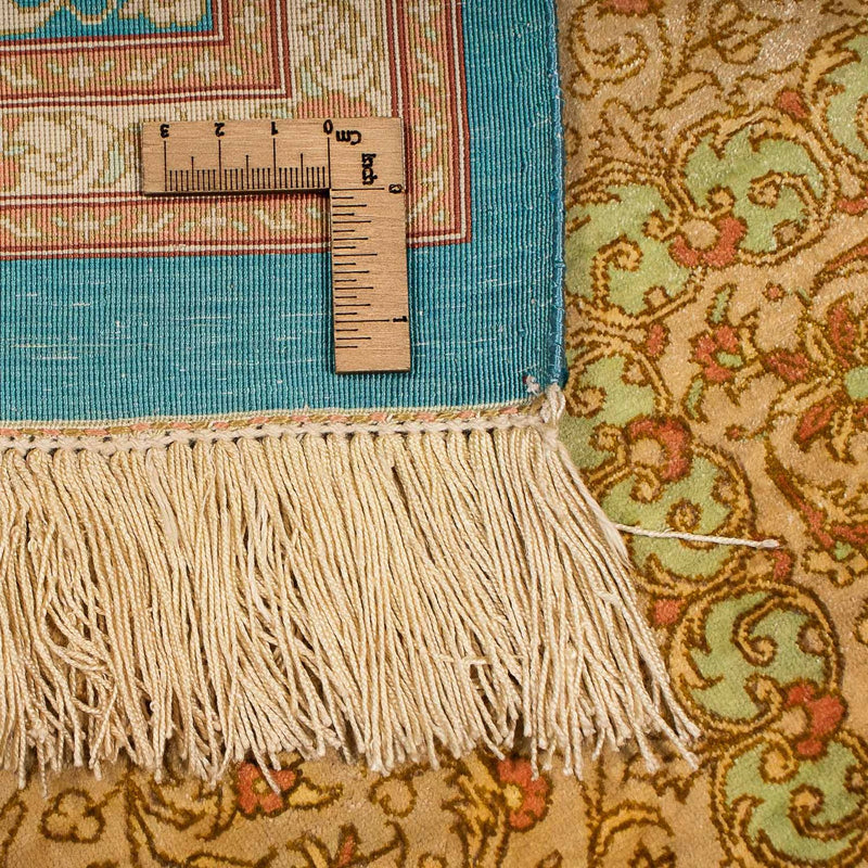 Tappeto di seta - Ghom seta - Premio - 188 x 130 cm - beige