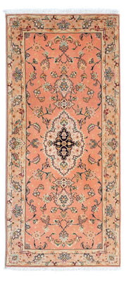 Tappeto corsia Tappeto Persero - Tabriz - Reale - 165 x 74 cm - rosso chiaro