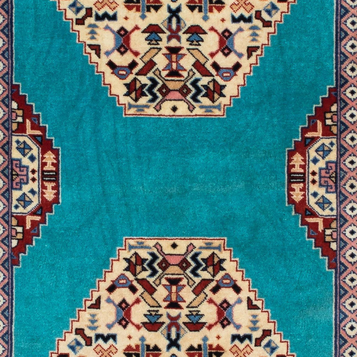 Tappeto corsia Tappeto Persero - Tabriz - Reale - 190 x 74 cm - blu