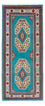 Tappeto corsia Tappeto Persero - Tabriz - Reale - 180 x 76 cm - blu