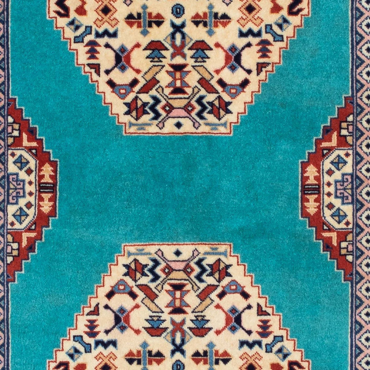 Tappeto corsia Tappeto Persero - Tabriz - Reale - 180 x 76 cm - blu
