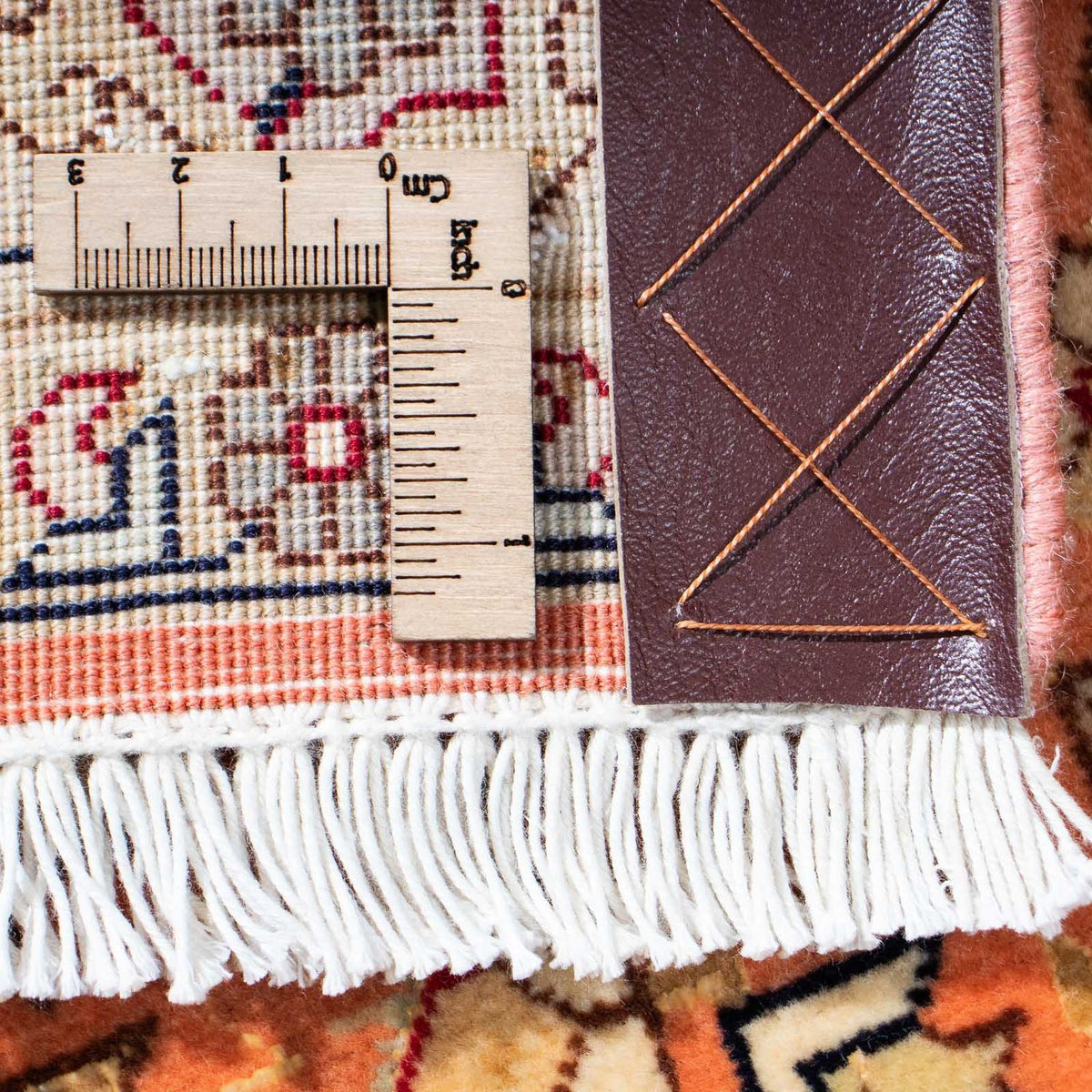 Tappeto corsia Tappeto Persero - Tabriz - Reale - 215 x 82 cm - ruggine